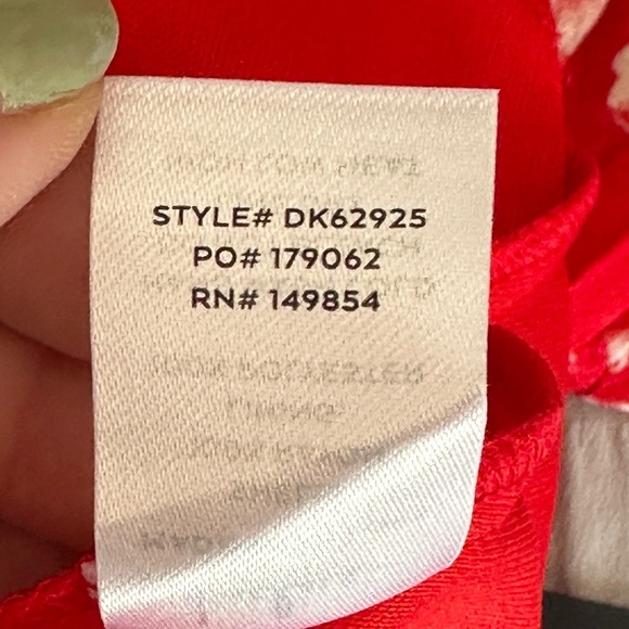 Brand New Lulu's Garden Explorer Red Floral Print Mini Dress Size Medium M - Picture 4 of 10